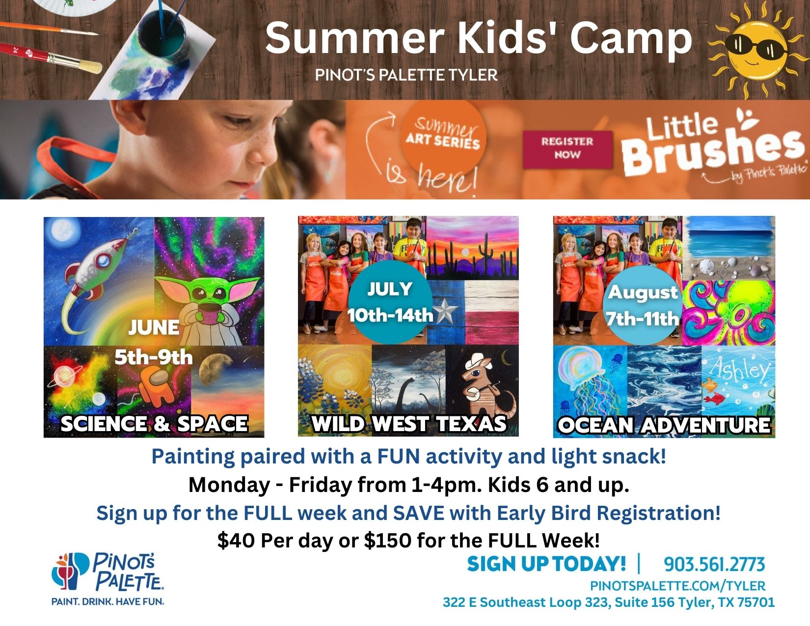 Kid's Summer Art Camps!